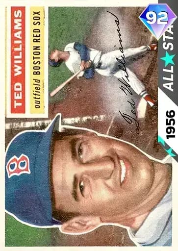 Ted Williams CORE card art
