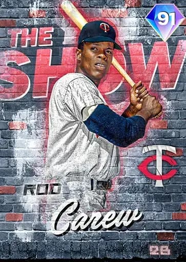 Rod Carew CORE card art