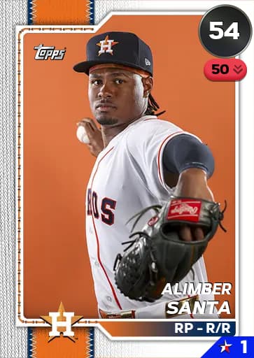 Alimber Santa Live card art