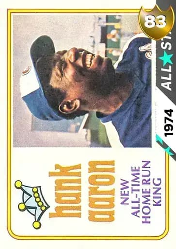 Hank Aaron CORE card art