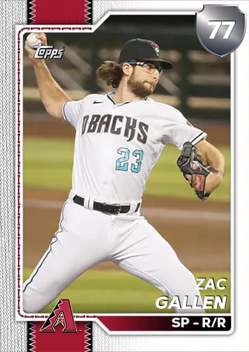 Zac Gallen CORE card art