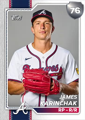 James Karinchak Live card art