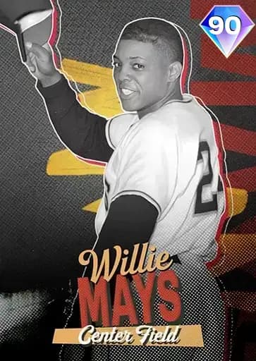 Willie Mays CORE card art