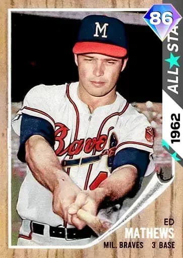 Eddie Mathews CORE card art