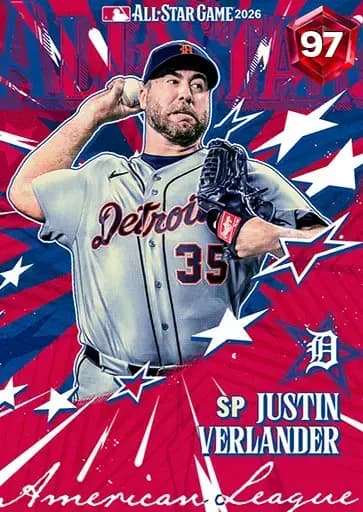 Justin Verlander CORE card art