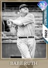 Babe Ruth card art