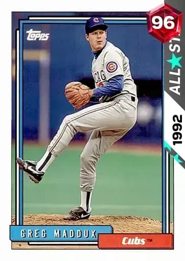 Greg Maddux CORE card art