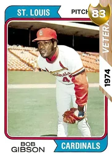Bob Gibson CORE card art