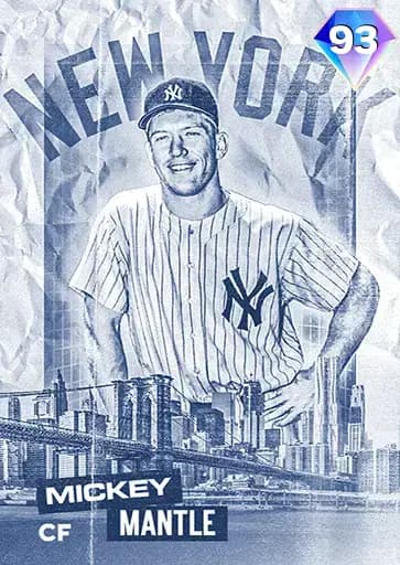 Mickey Mantle CORE card art