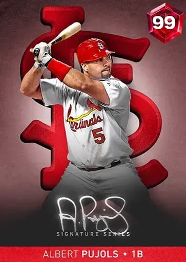 Albert Pujols CORE card art