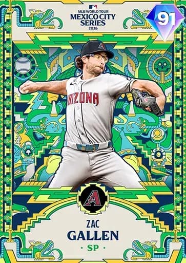 Zac Gallen CORE card art