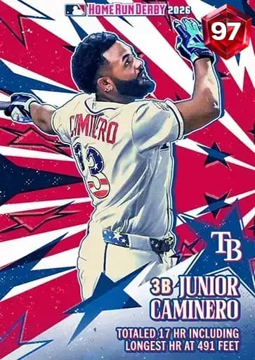 Junior Caminero CORE card art
