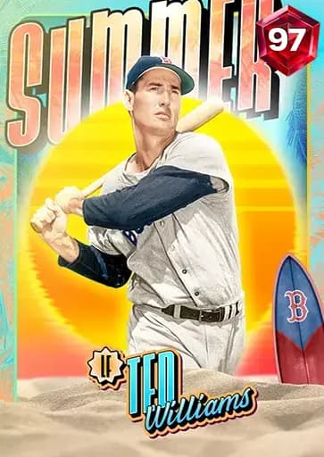 Ted Williams CORE card art